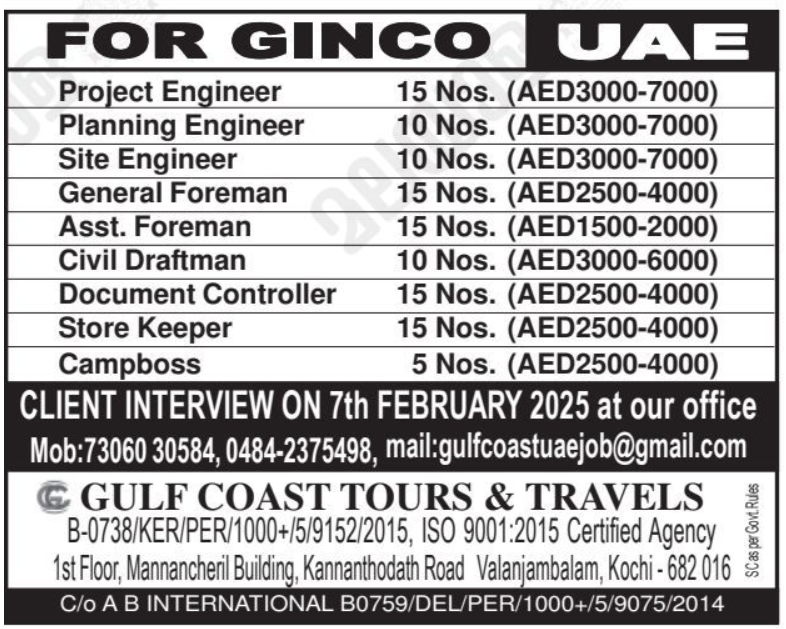 Malayala Classified Gulf Jobs Newspaper Th February