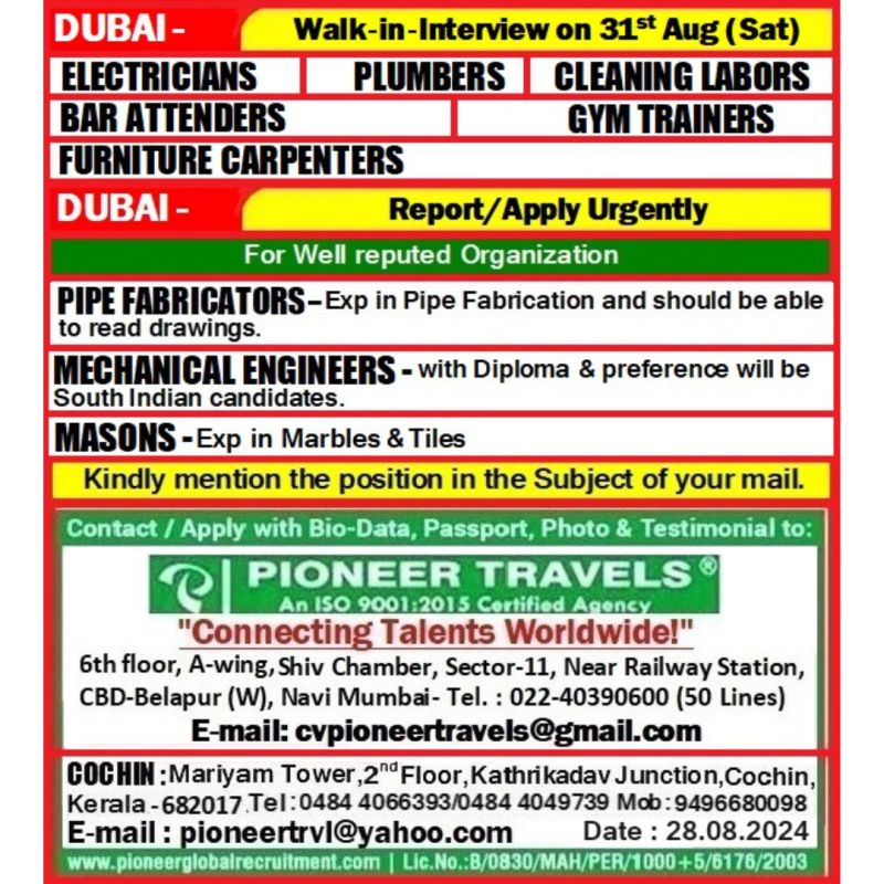 assignment abroad 28 december 2022