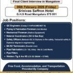 Free Recruitment for Saudi Arabia – Oil & Gas Jobs | Client Interview on 06 February 2026