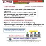 Urgent Hiring For Oil & Gas Projects In Kuwait – Apply Now