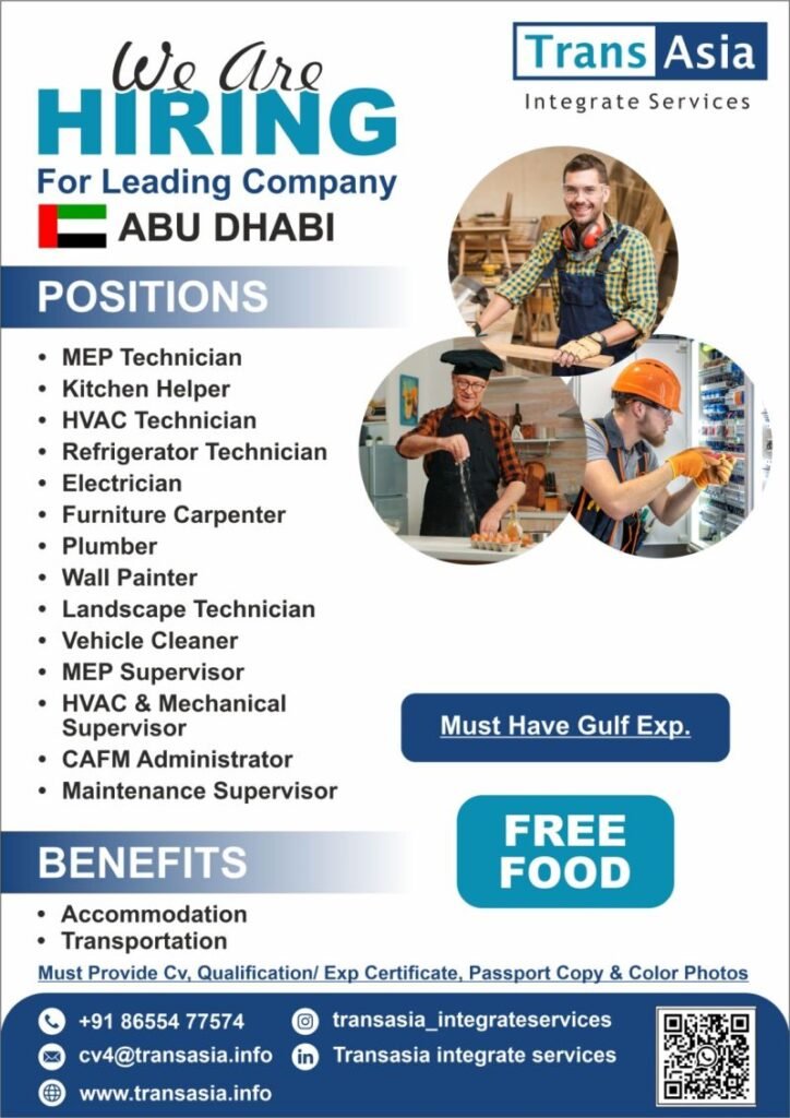 Abu Dhabi Jobs 2026 – Hiring for Leading Company | Apply Now