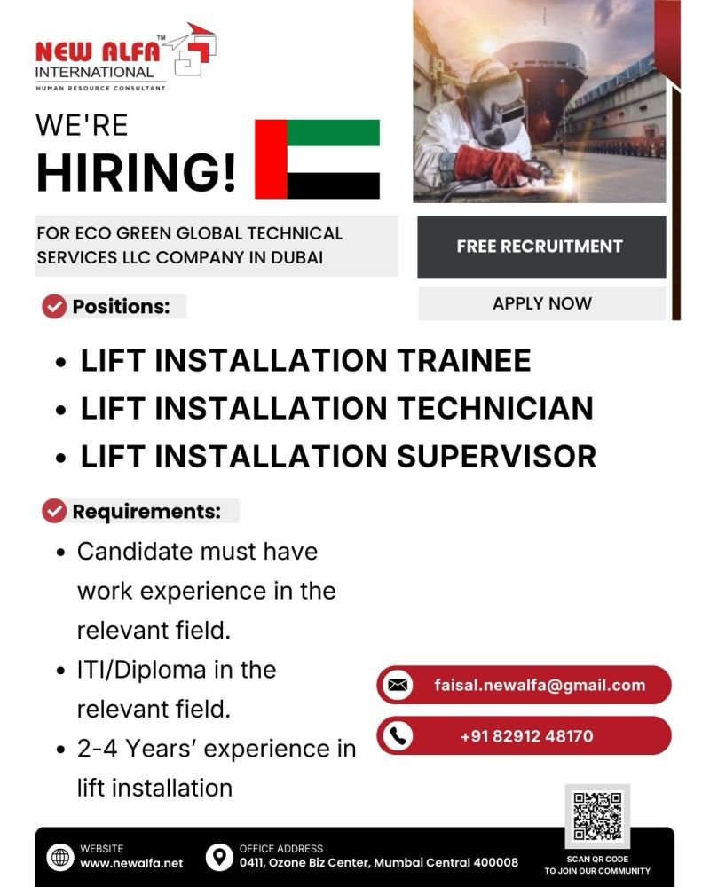 UAE - hiring for Eco Green Global Technical Services LLC Company in Dubai