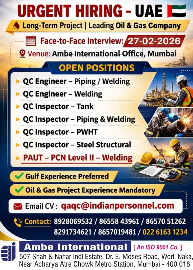 UAE Long-Term Jobs 2026 | Oil & Gas Company - Apply Today UAE Long-Term Jobs 2026 | Oil & Gas Company - Apply Today