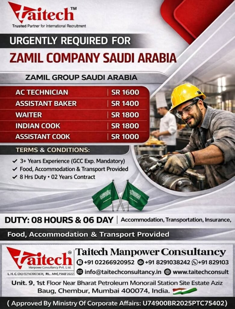 Zamil Company Saudi Arabia Jobs 2026 | Apply Now