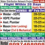 Urgent Oman Jobs 2026 – Galfar Water Distribution Network Project | Apply Today