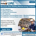 UAE Structural Steel Jobs 2026 – Kirby Building Systems | Engineers & Supervisors Required