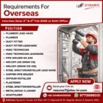 Job Requirement for Overseas  - Apply Today
