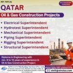 Qatar Oil & Gas Construction Projects Jobs 2026 : Apply Today