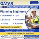Qatar - Hiring Engineers for an Onshore Oil & Gas Construction Project.