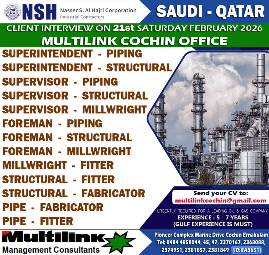 Urgent Hiring For Gulf Asia Contracting Qatar - Apply Now Urgent Hiring For Gulf Asia Contracting Qatar - Apply Now