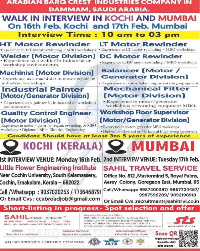 Saudi Arabia Arabian Barq Crest Industries Company Jobs 2026: Apply Now