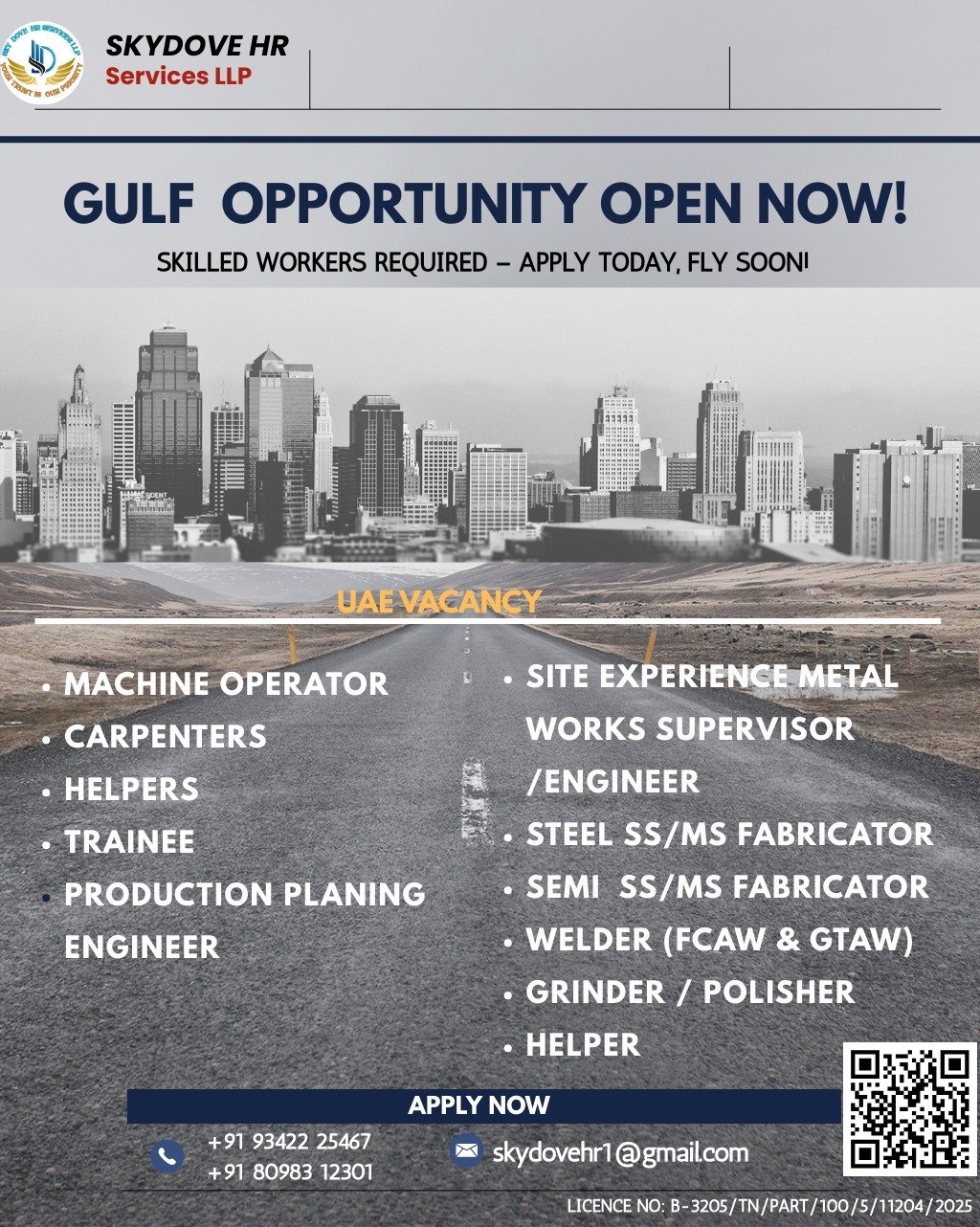 UAE Job Vacancies 2026 – Gulf Opportunity for Skilled & Technical Workers