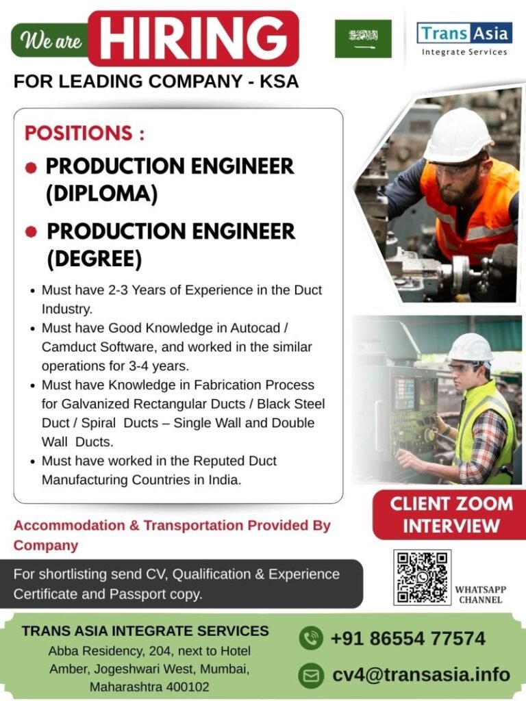 Saudi Arabia Leading Company Jobs - Apply Now Saudi Arabia Leading Company Jobs - Apply Now