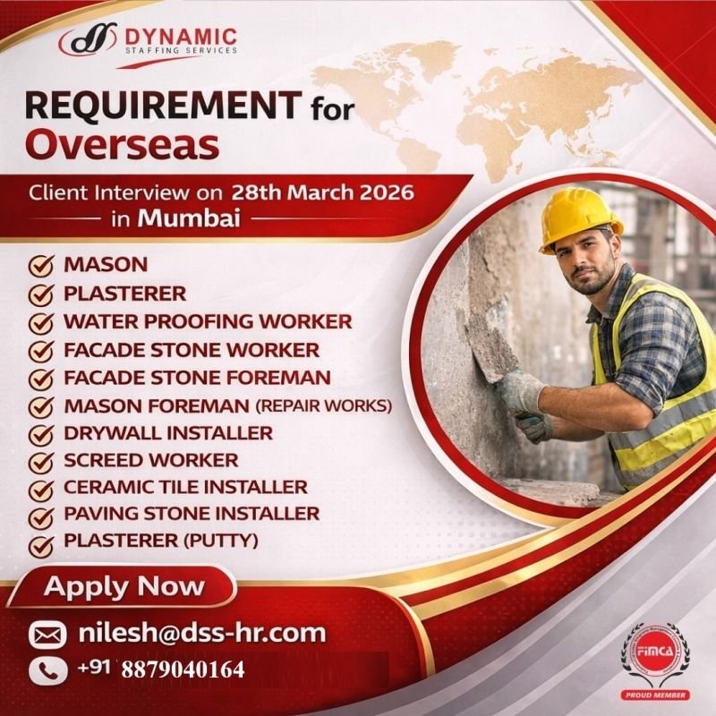 Urgent Recruitment For Overseas