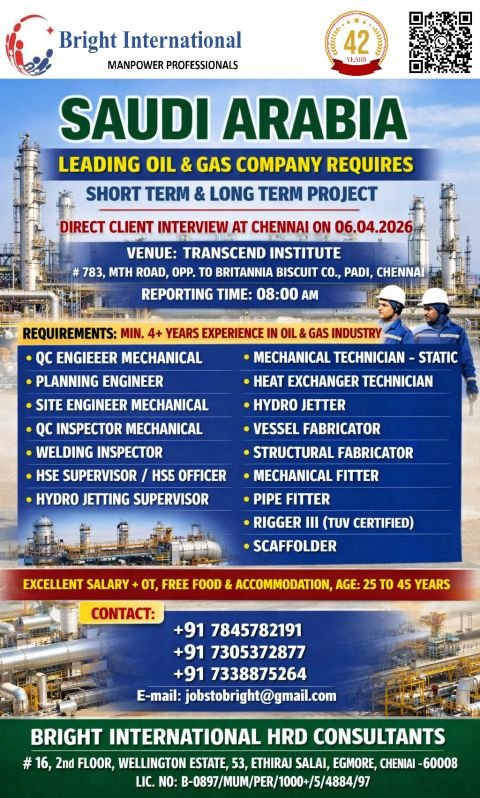 Saudi Arabia Oil & Gas Jobs 2026 | Multiple Vacancies Saudi Arabia Oil & Gas Jobs 2026 | Multiple Vacancies