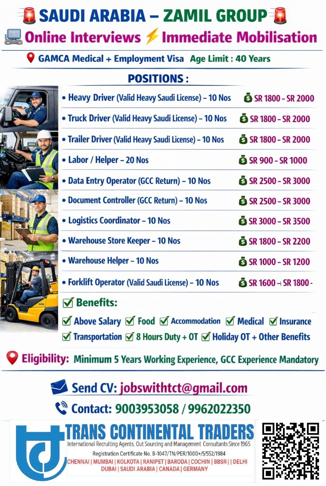 Saudi Arabia Zamil Group Jobs 2026  | Apply Online