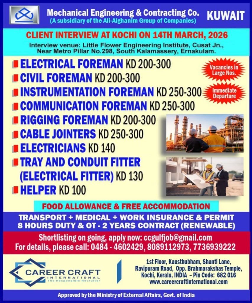 Kuwait Jobs 2026 – Hiring For Ali Alghanim Group of Companies
