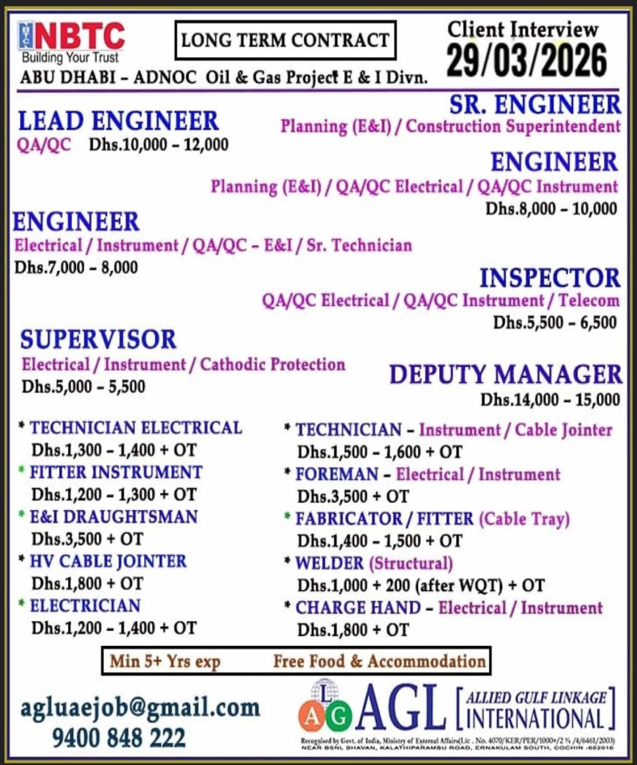 Oil & Gas Project Jobs in Abu Dhabi (2026) - Apply Now