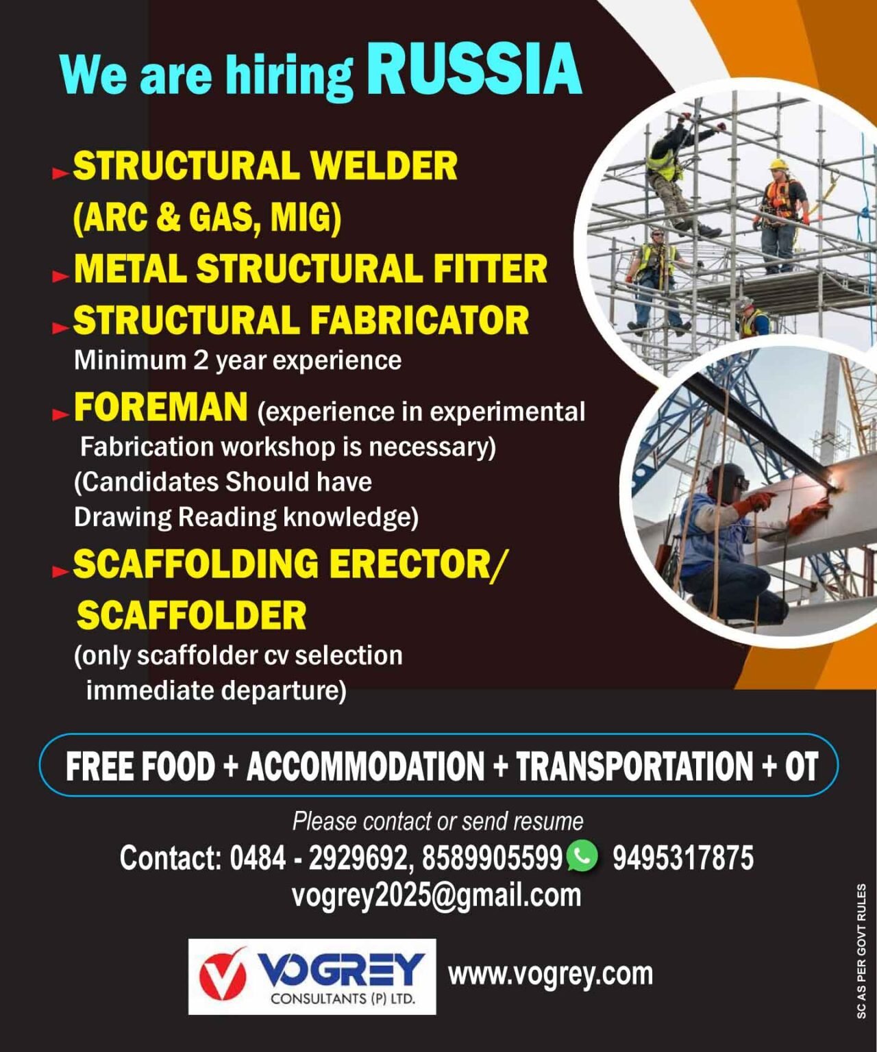 Urgent Hiring for Russia – Apply Now