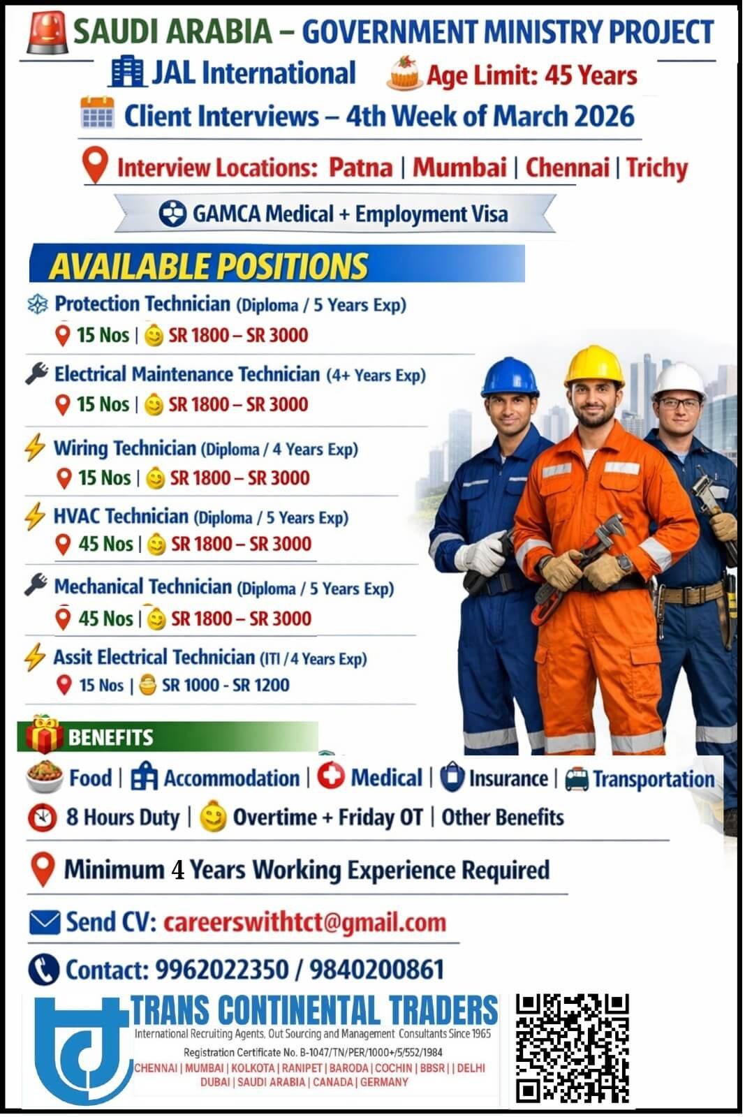 Saudi Arabia Government Ministry Project Jobs 2026: Hiring For for JAL International