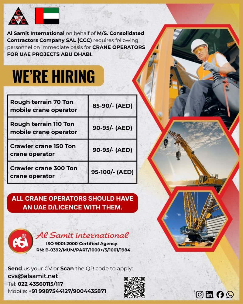 UAE (CCC) Jobs 2026 – Abu Dhabi Project Hiring UAE (CCC) Jobs 2026 – Abu Dhabi Project Hiring