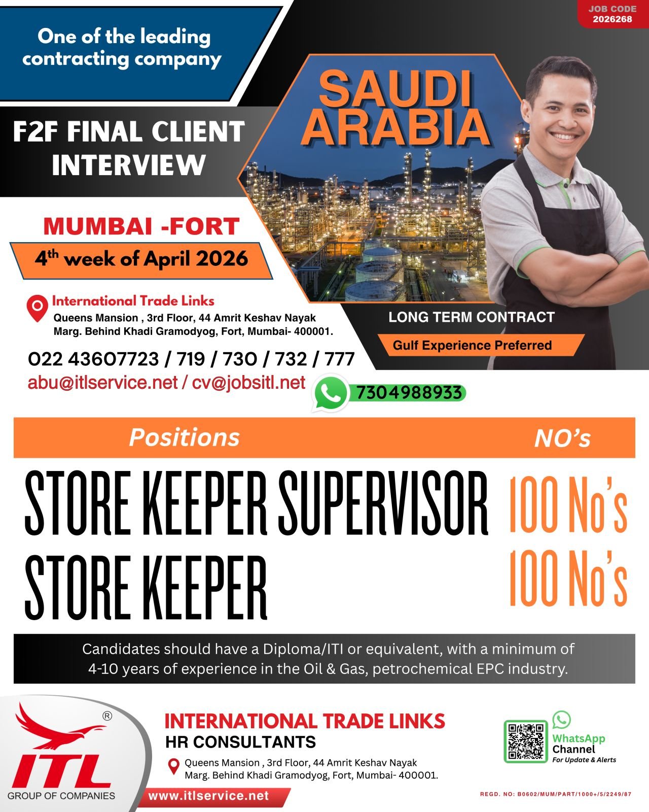 Saudi Arabia Jobs 2026 – Oil & Gas Project Hiring