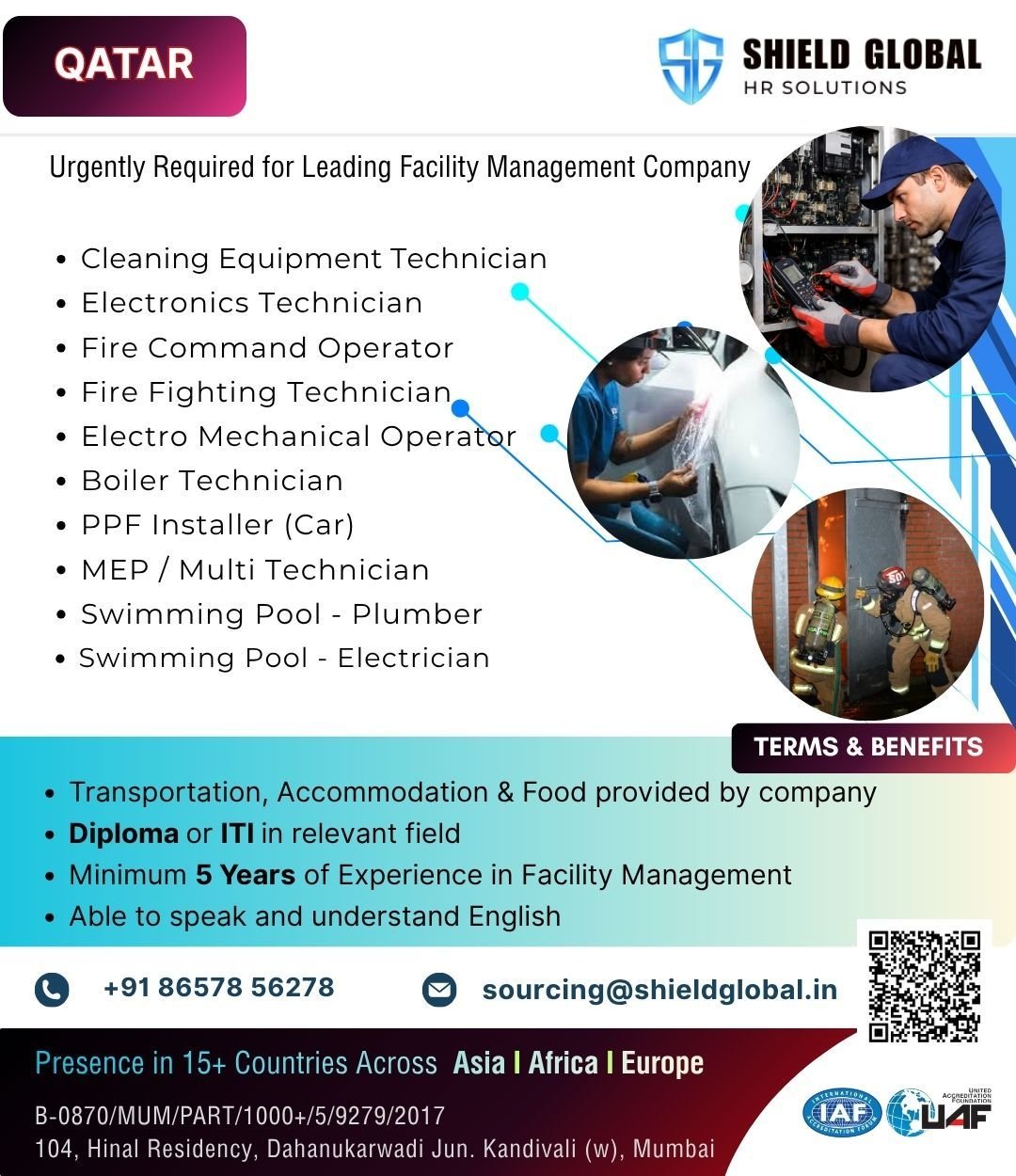 Qatar Facility Management Jobs - Apply Now