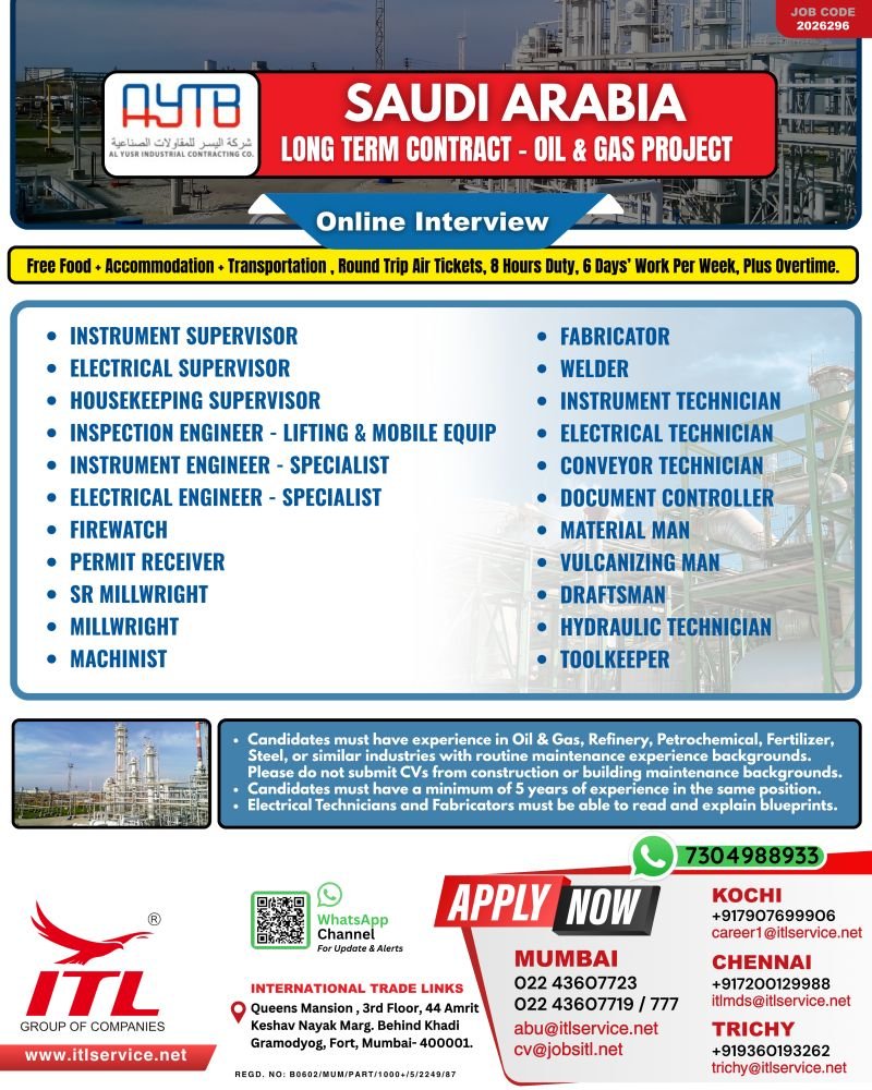 Hiring Excavator Operator to Singapore.