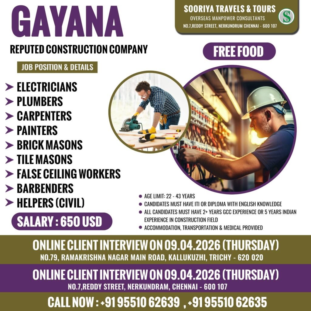 Construction Jobs in Guyana | Apply Now