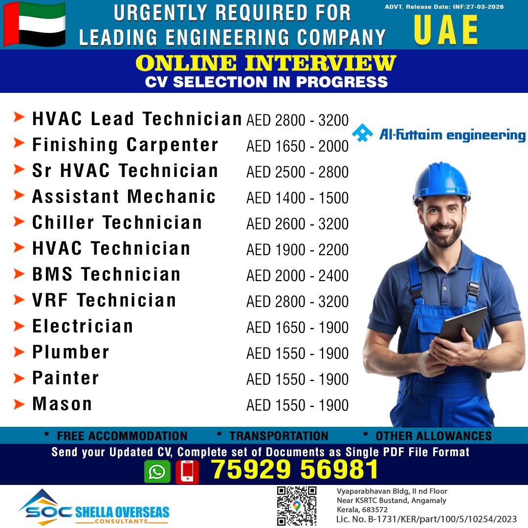 UAE Al Futtaim Engineering Jobs 2026 – Apply Now | Online Interview