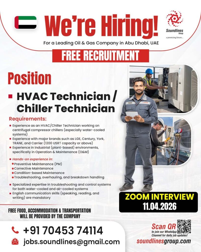 Hiring For a Leading Oil & Gas Company in Abu Dhabi, UAE