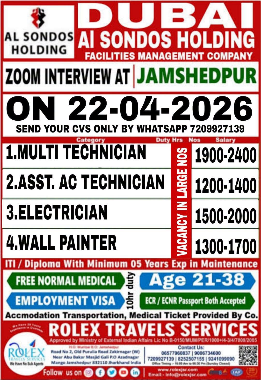 Hiring For Al Sondos Holding Dubai – Facilities Management Company