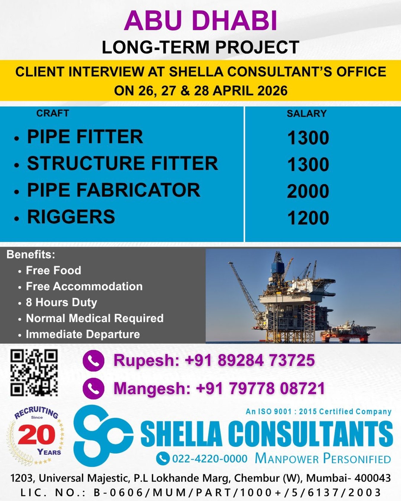 Abu Dhabi Jobs 2026 – Long-Term Project