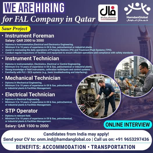 hiring for FAL Company in Qatar - Apply Now