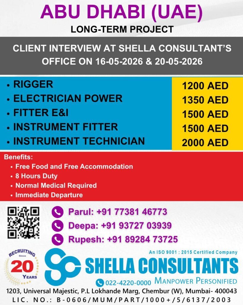 Abu Dhabi UAE Jobs 2026 – long-term project