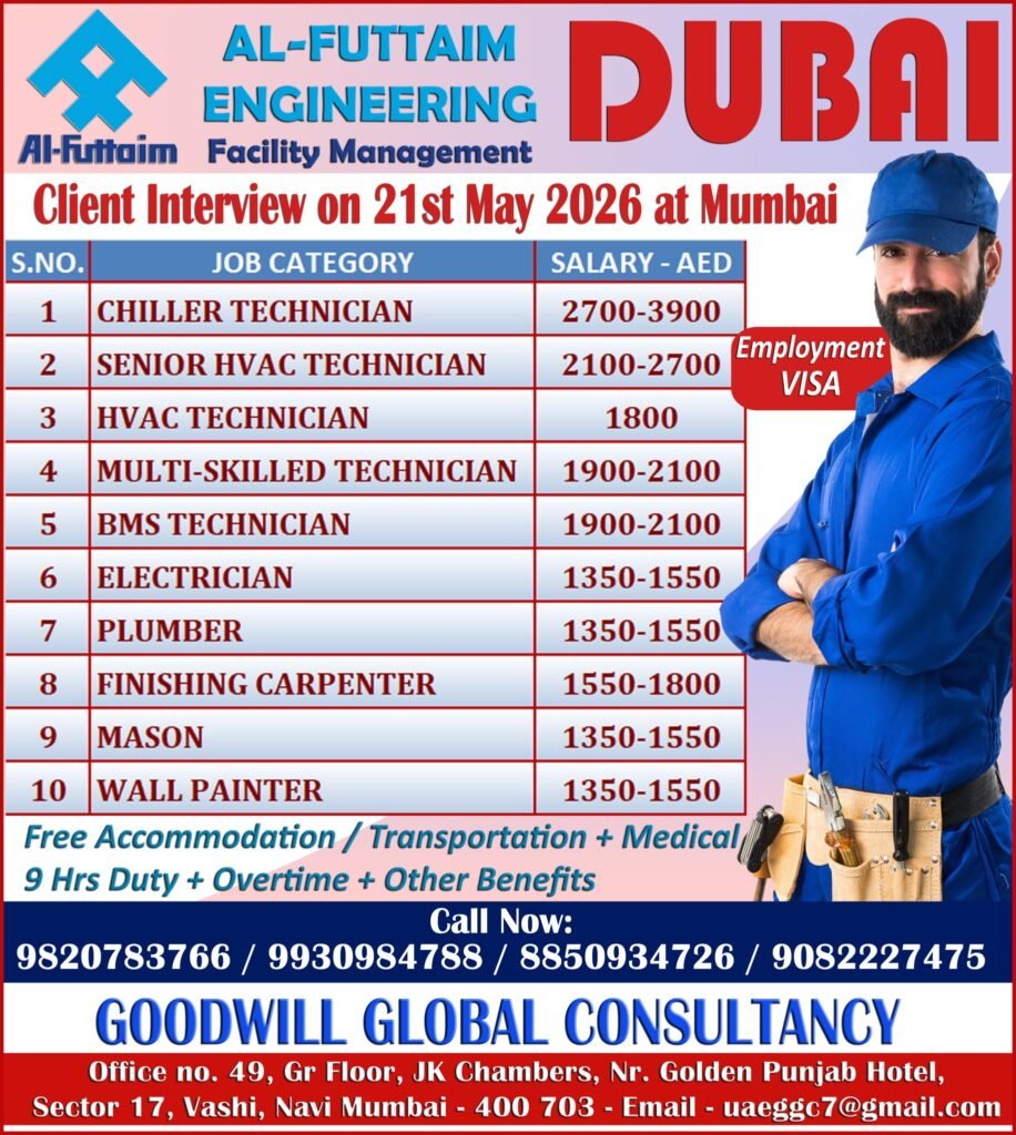 Dubai Facility Management Jobs 2026 – Al-Futtaim Engineering Hiring 