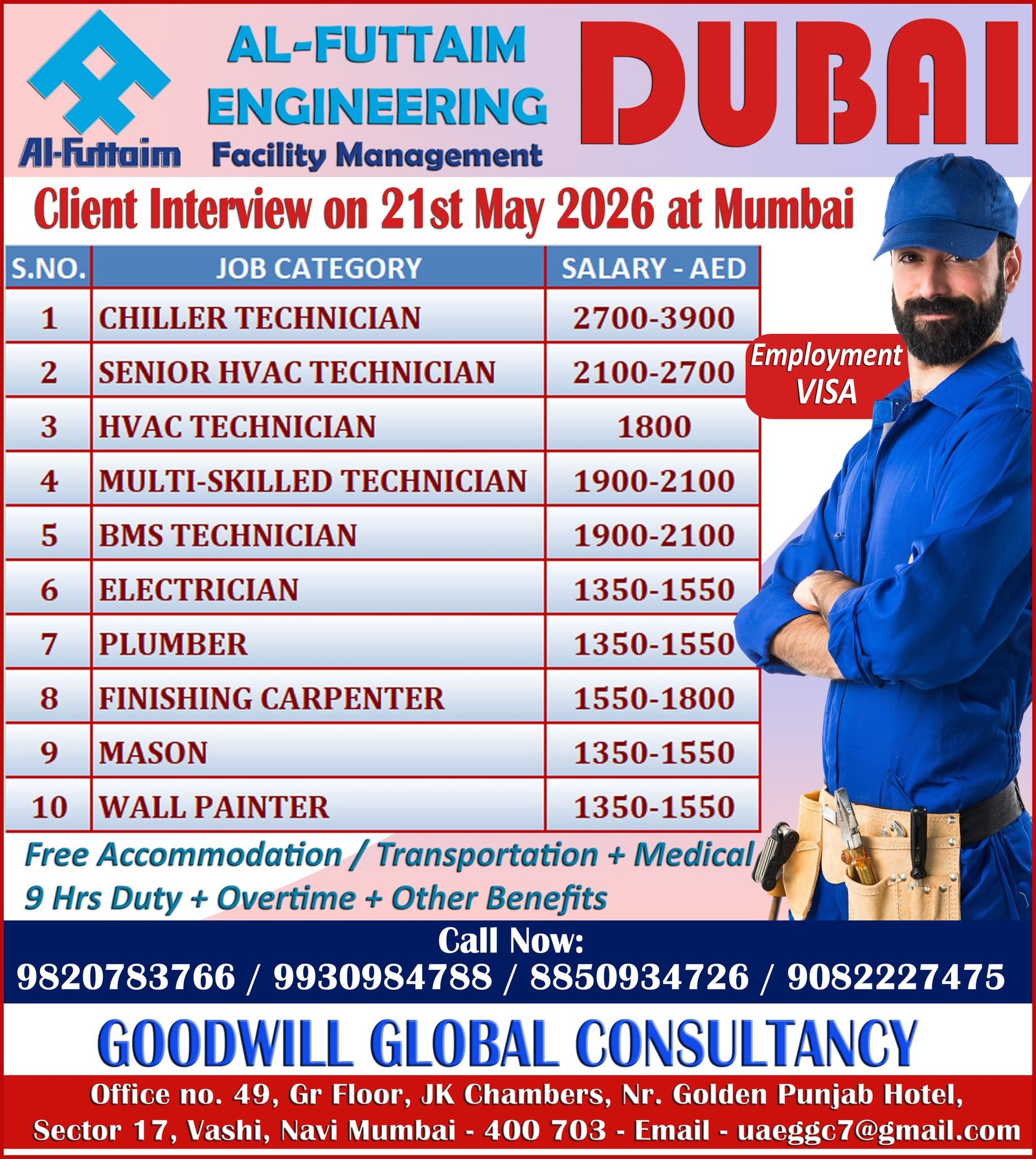 Dubai Facility Management Jobs 2026 – Al-Futtaim Engineering Hiring 