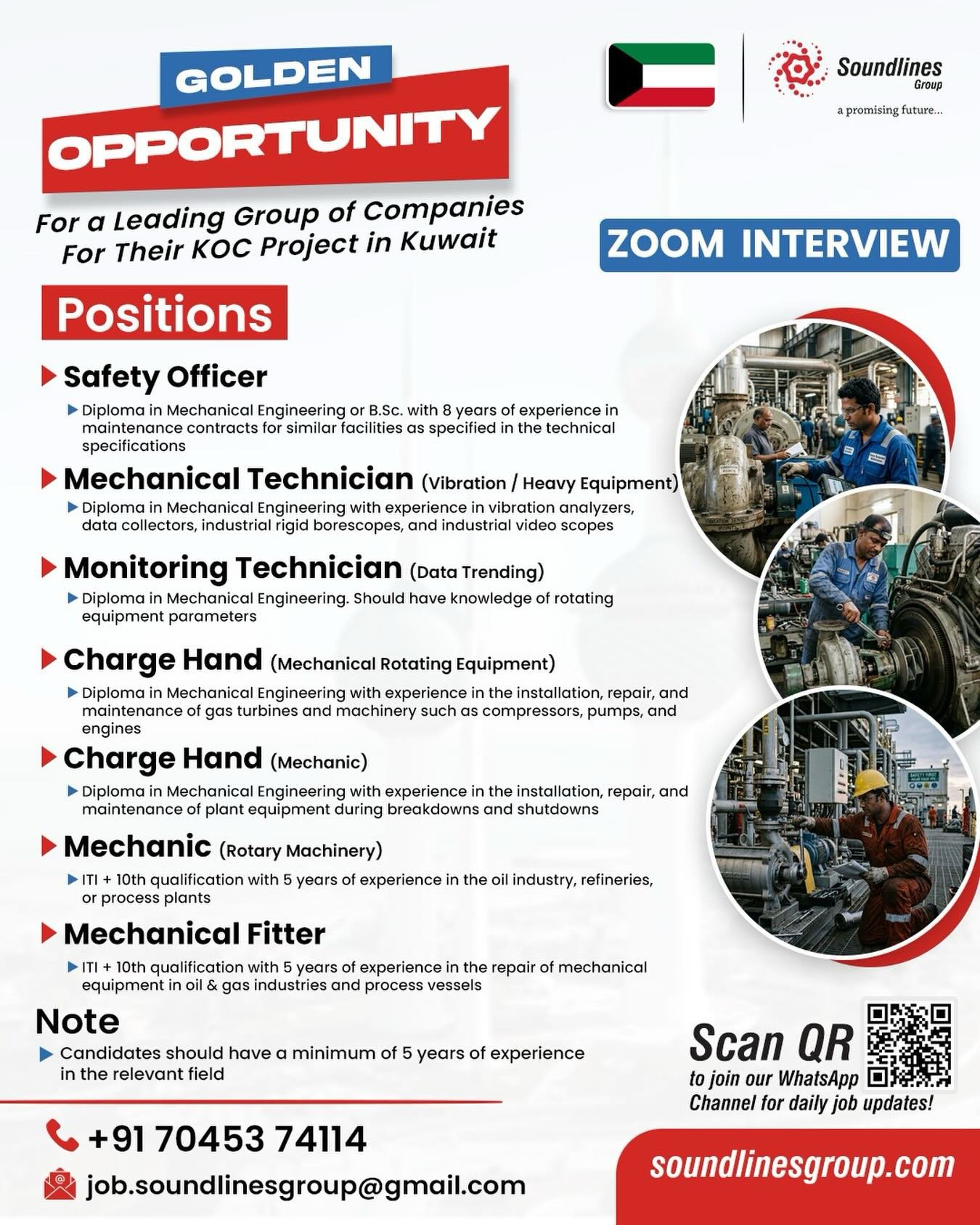 Hiring For a Leading Group of Companies in Kuwait