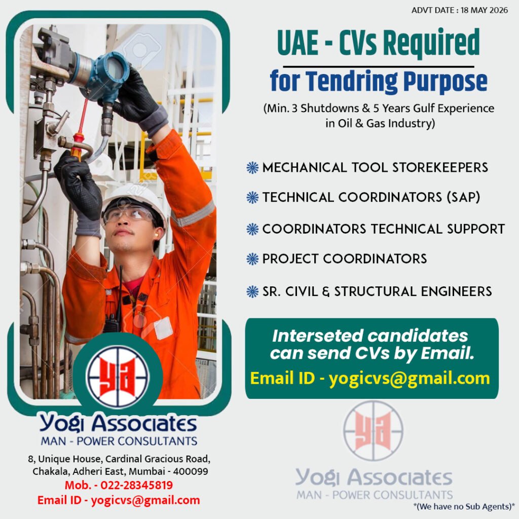 UAE Oil & Gas Jobs 2026: Hiring For multiple technical and engineering positions in the UAE Oil & Gas sector