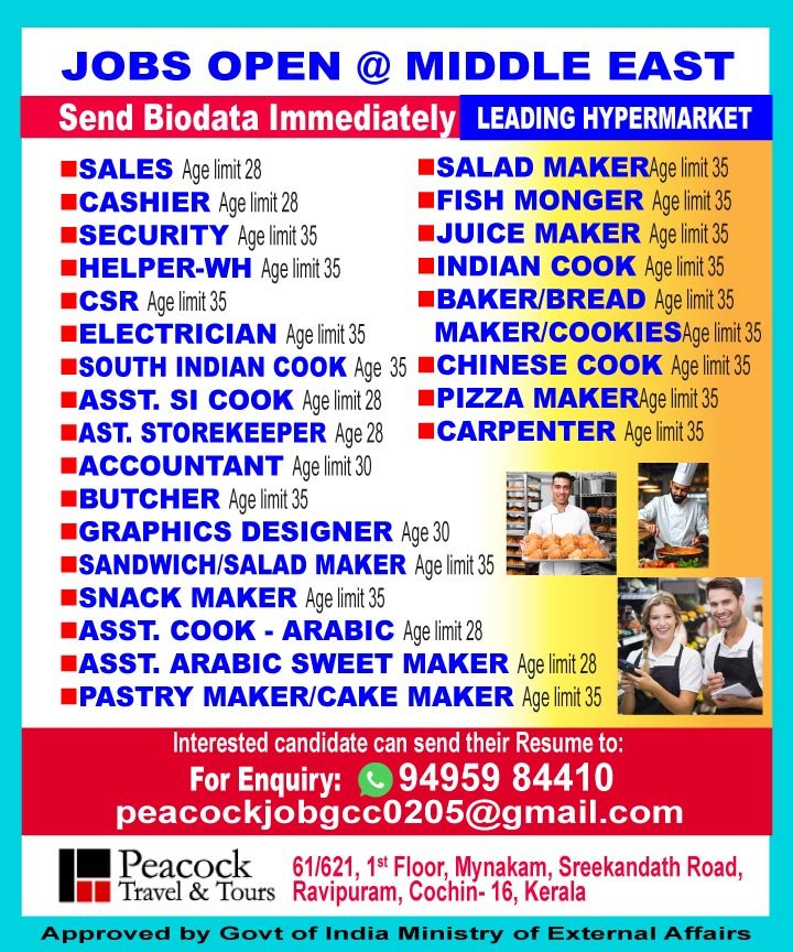 Middle East Hypermarket Jobs 2026: Hiring Urgently