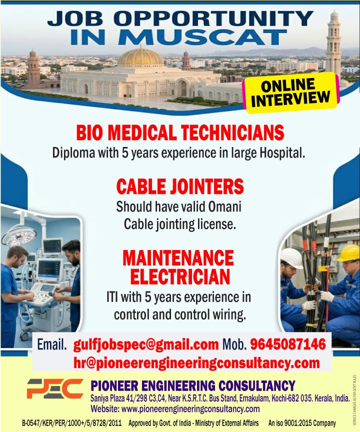 Oman Muscat Job Opportunities 2026 – Online Interview 