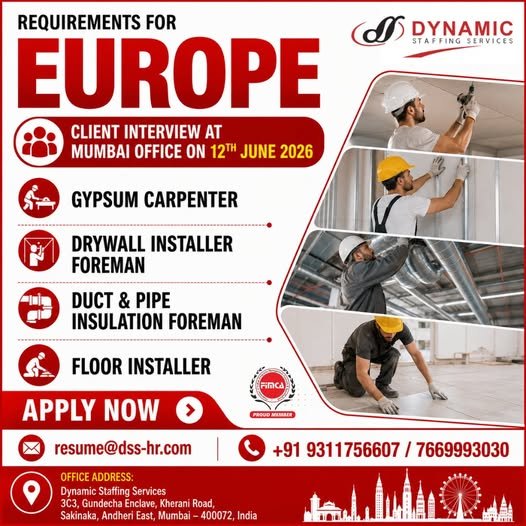 Urgent Recruiting For Europe