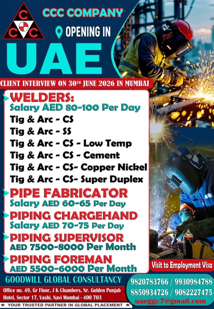 UAE CCC Company Jobs 2026 – Apply Today
