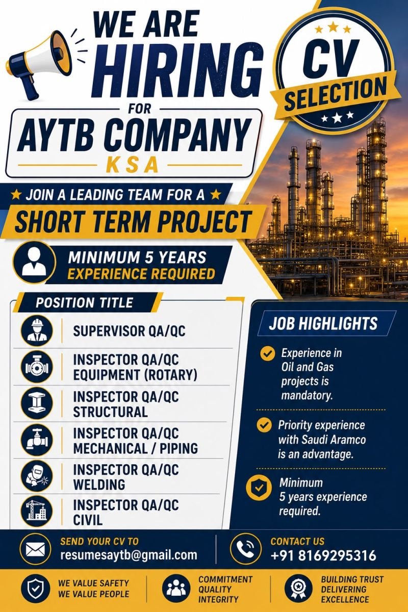 Saudi Arabia AYTB Company Jobs 2026 | CV Selection