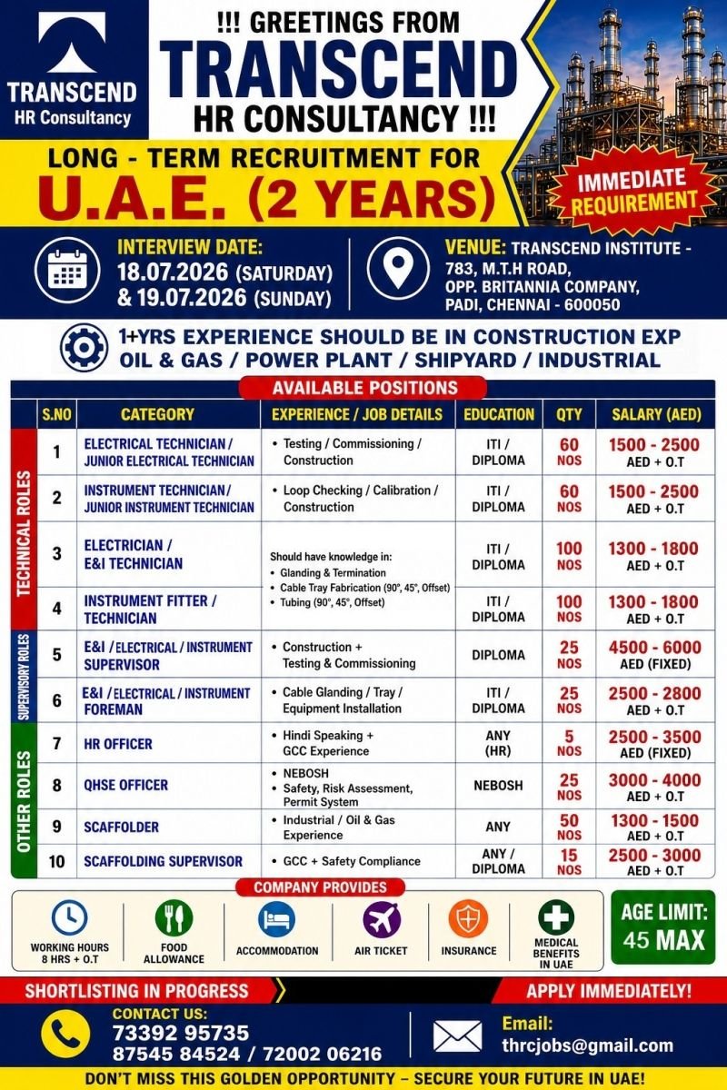 UAE Long-Term Recruitment 2026 – Apply Today 