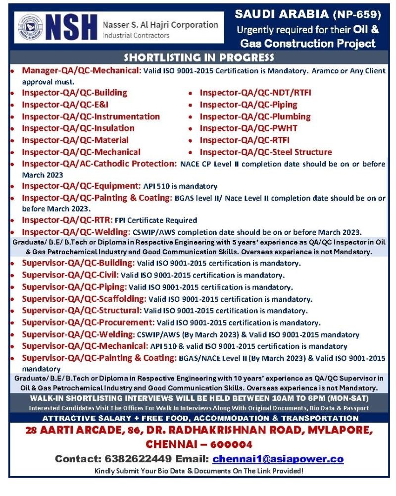 NSH Saudi Arabia Oil & Gas Jobs 2026 - Apply Now NSH Saudi Arabia Oil & Gas Jobs 2026 - Apply Now