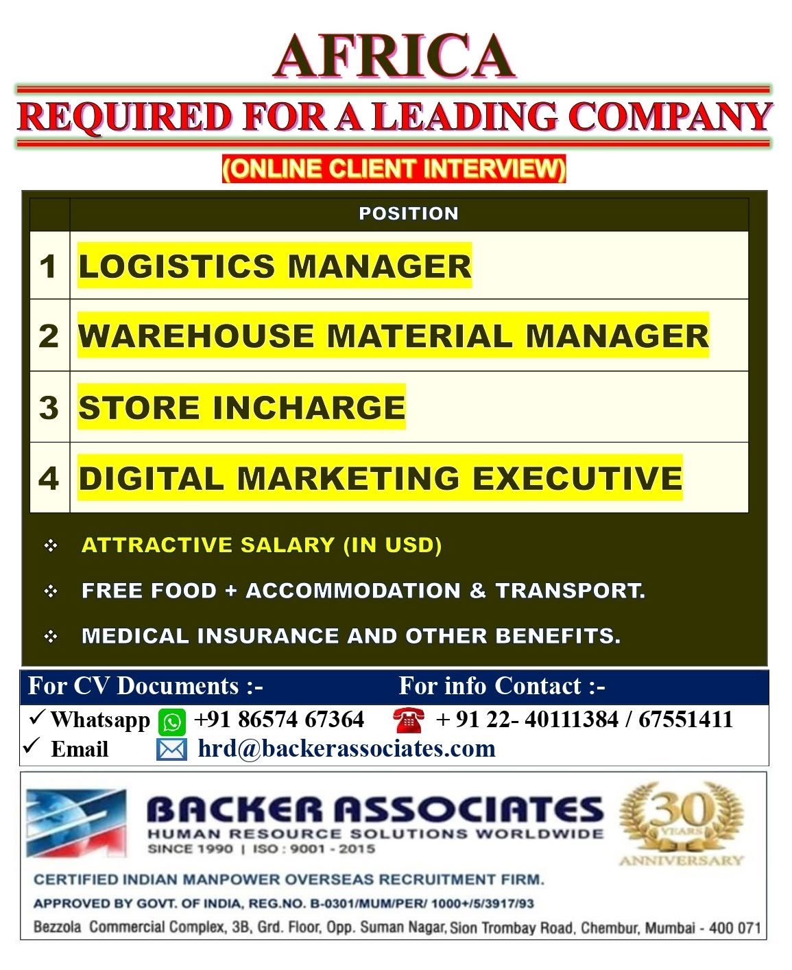 Africa Jobs 2026 | Online Client Interview