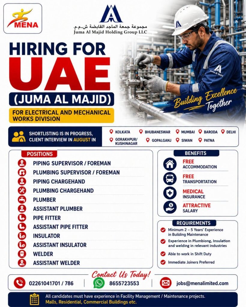 Juma Al Majid UAE Jobs 2026 | Apply Now Juma Al Majid UAE Jobs 2026 | Apply Now