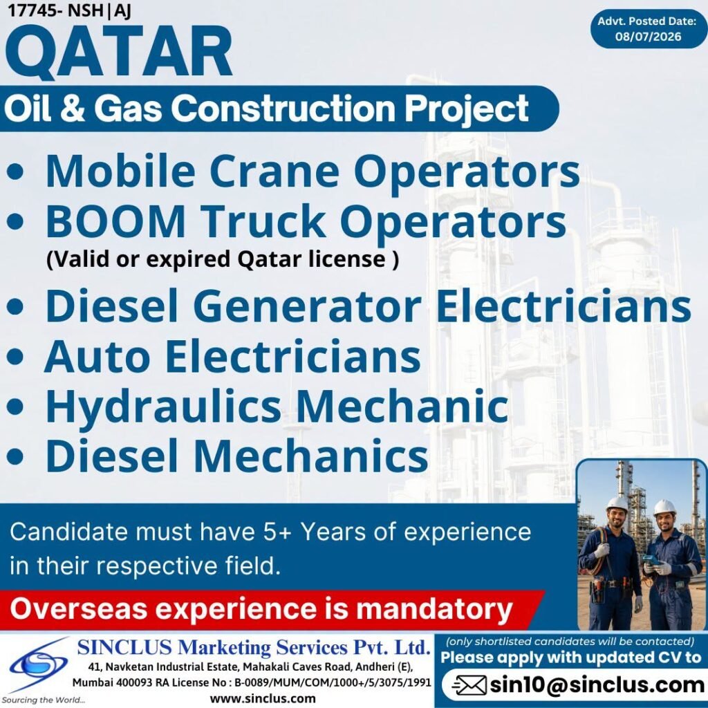Qatar Oil & Gas Jobs | Apply Today