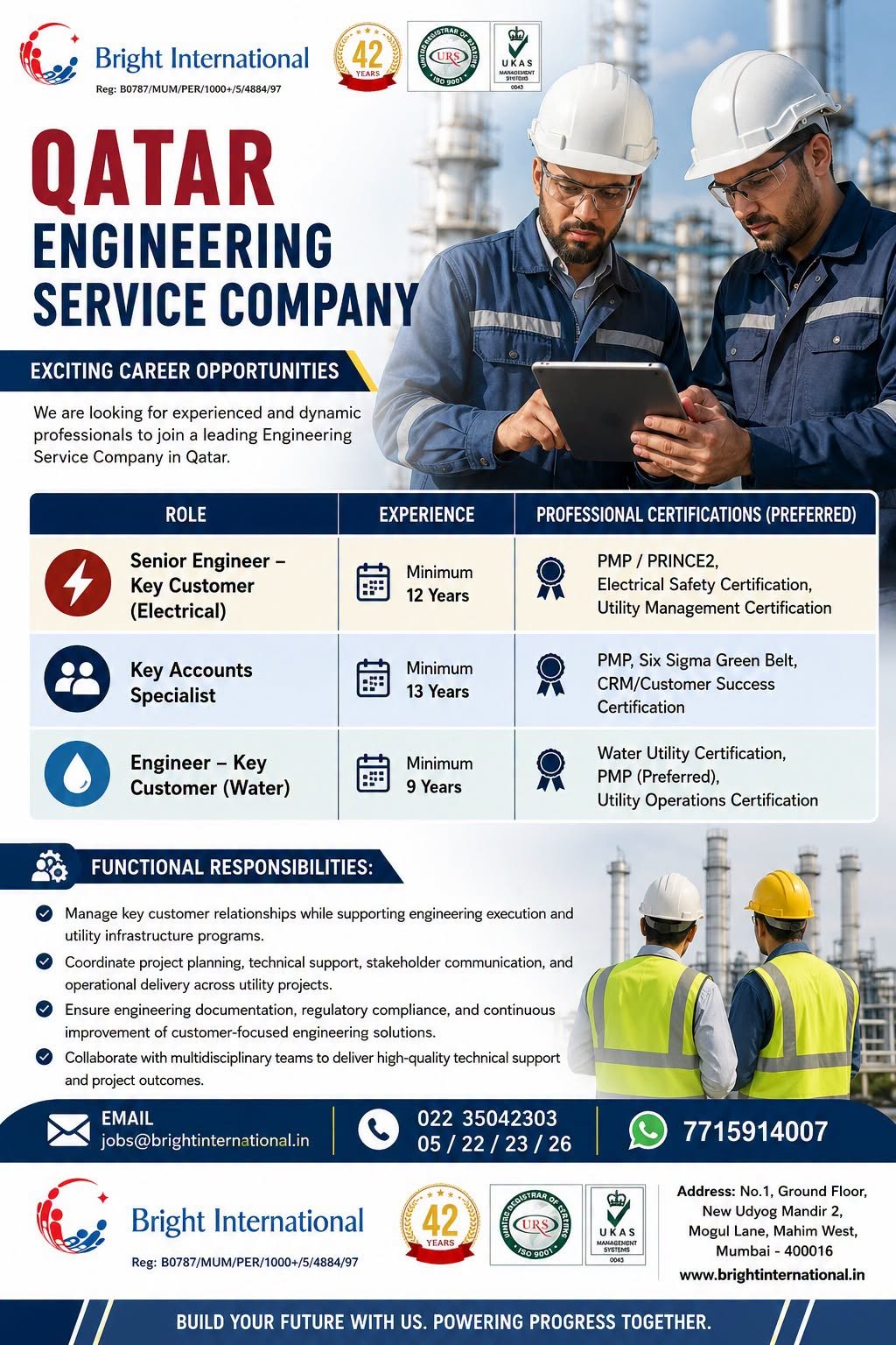 Qatar Engineering Service Company Jobs 2026 – Apply Now